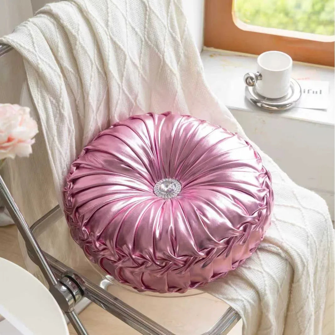 Metallic Style Sofa Pillow Bay Window Futon Seat Cushion Pumpkin Seat Cushion for Couch Floor