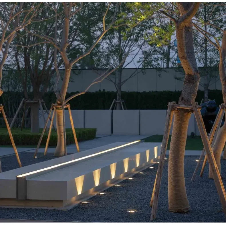 Round Recessed Garden Ground Light