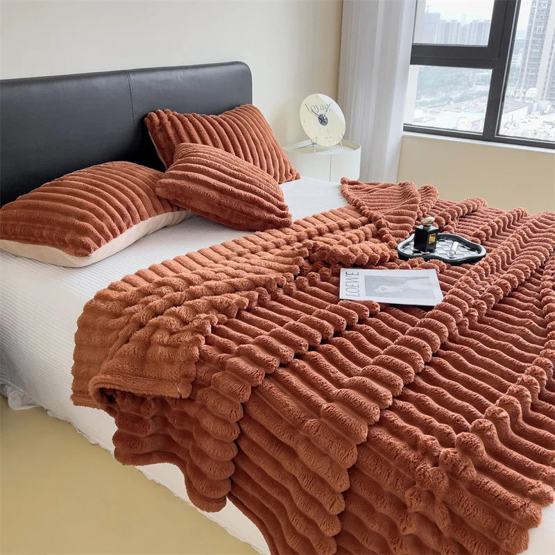 Striped Multipurpose Throw Blanket