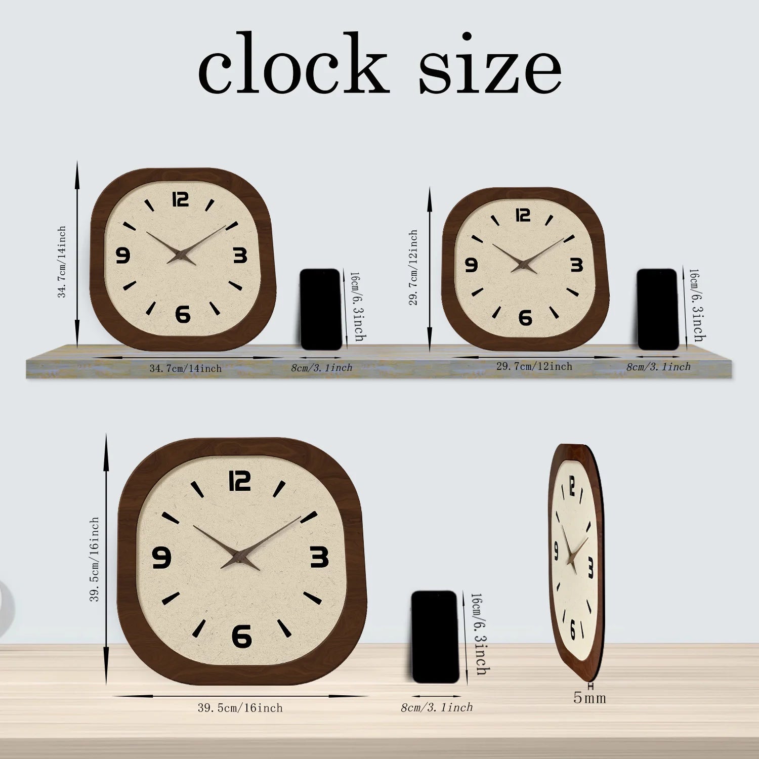 French Cream Crystal Porcelain Wall Clock