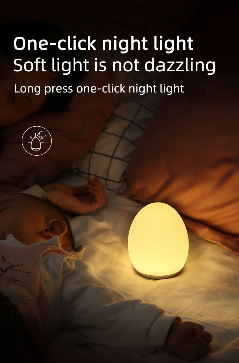 7 Color Changing Night Light RGB Remote Control Touch Dimmable Lamp