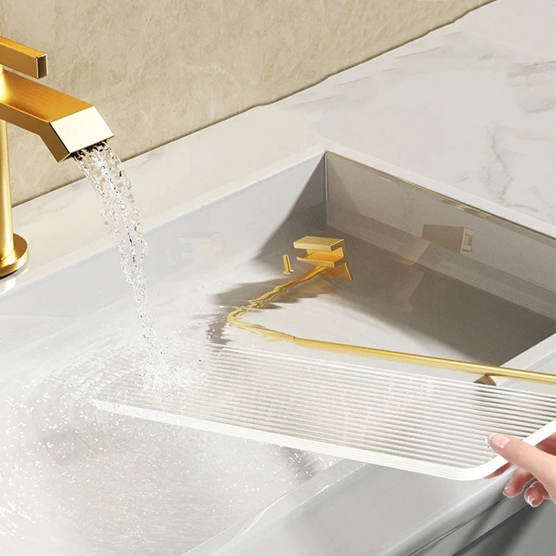 Punch-free Acrylic Bathroom Shelf