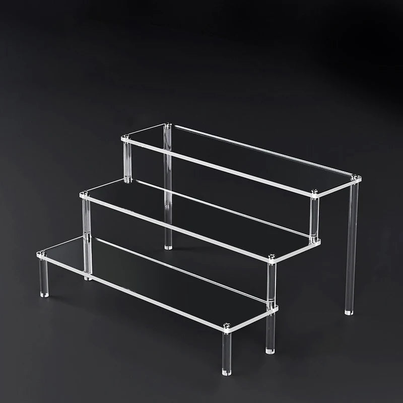 Tiered Acrylic Display Riser Shelf
