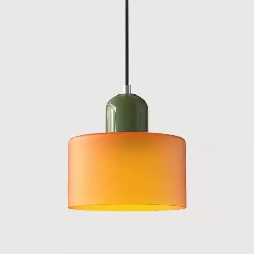 Vintage Stained Glass Chandelier for Bedside and Dining