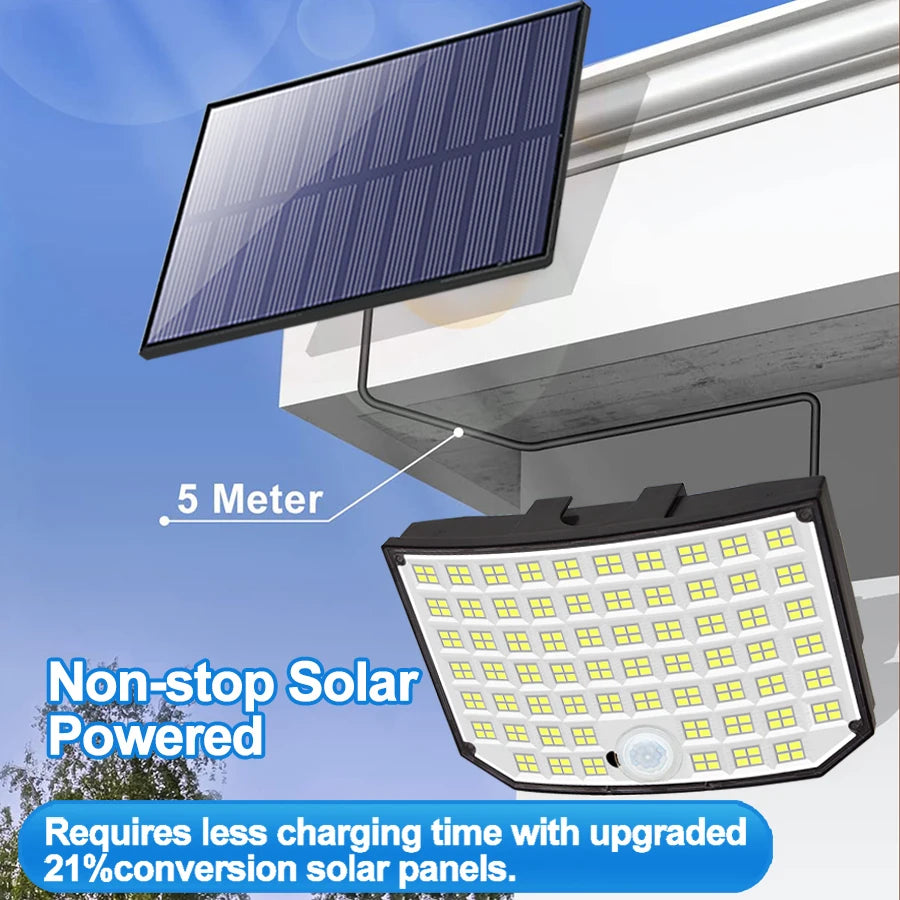 Solar Security Flood Light Motion Sensor