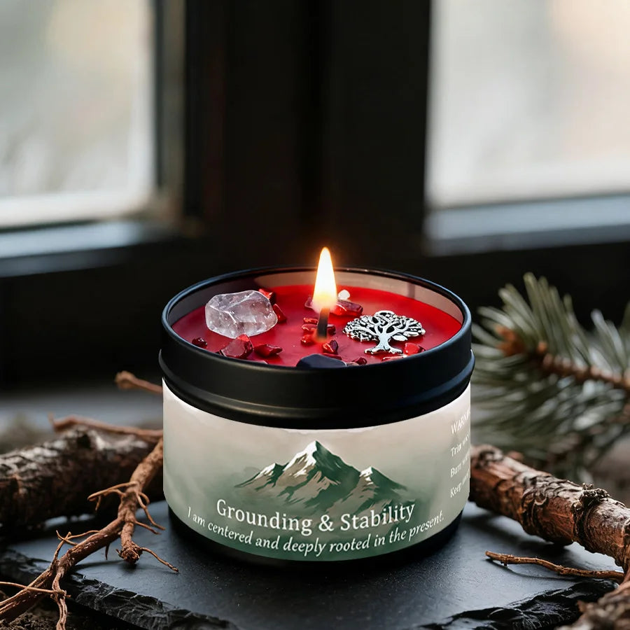 Law of Attraction Peace Ritual Candle, Lavender & Chamomile Aroma