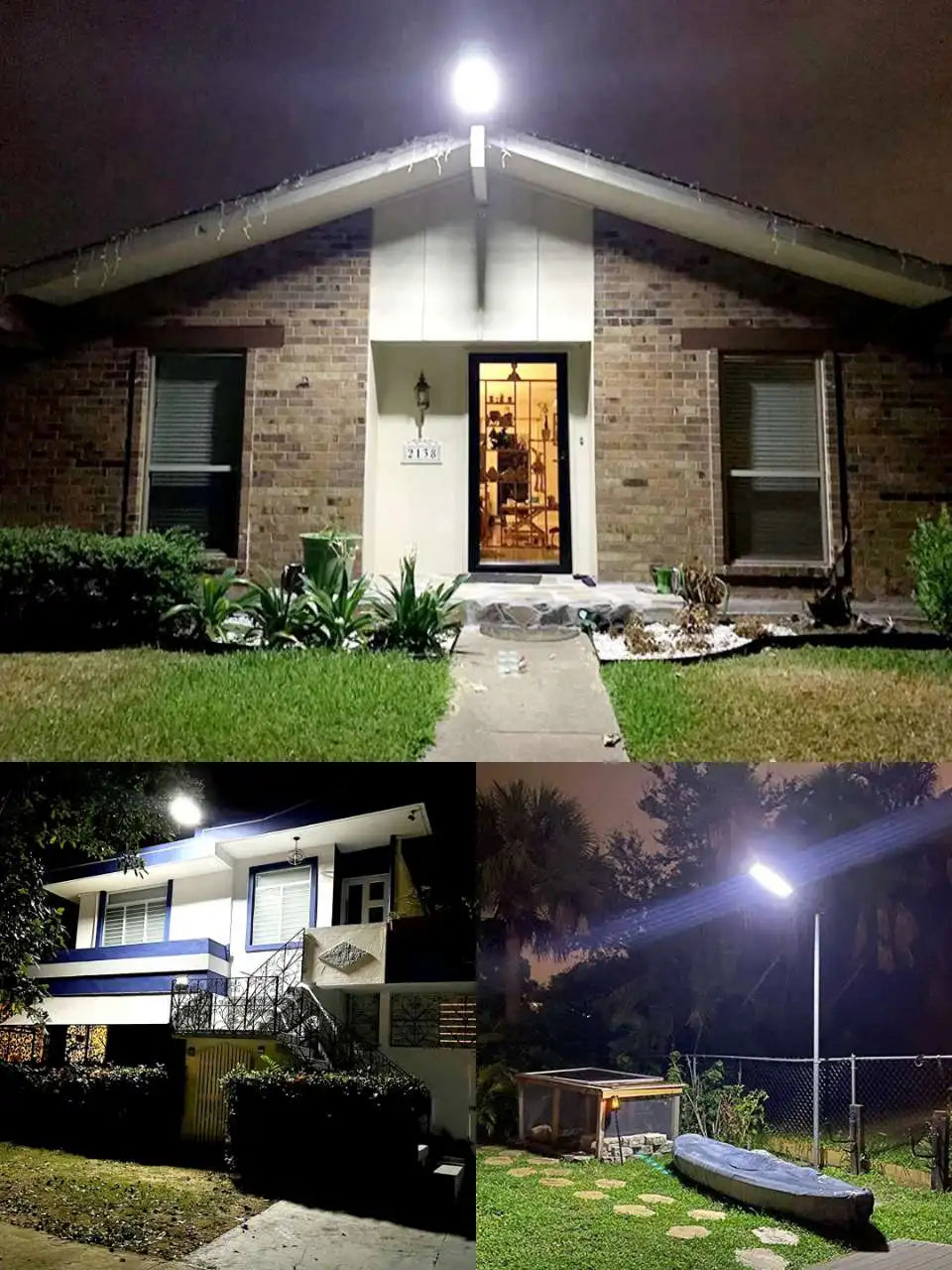 Solar Motion Sensor Street Light