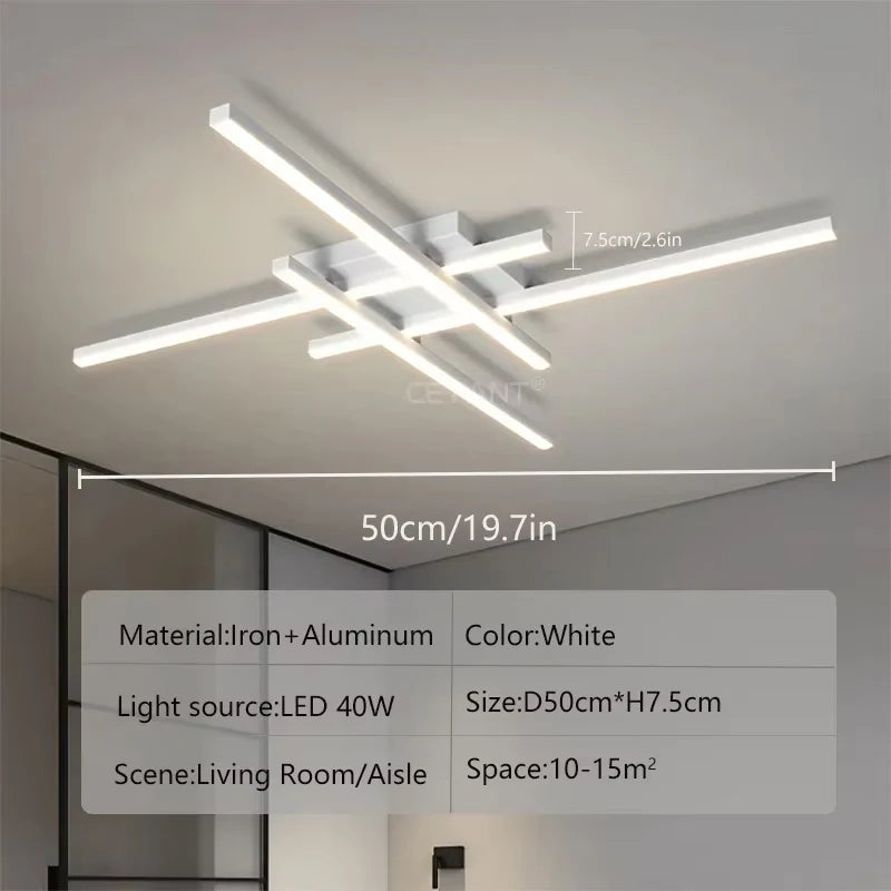 Minimalist Long Line Ceiling Light
