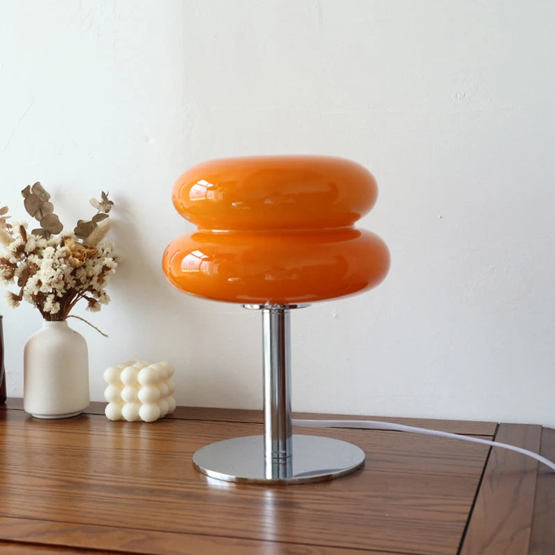 Macaron Trichromatic Glass Lamp