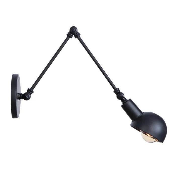 Loft Industrial adjustable long swing arm Wall lamp Fixture Vintage