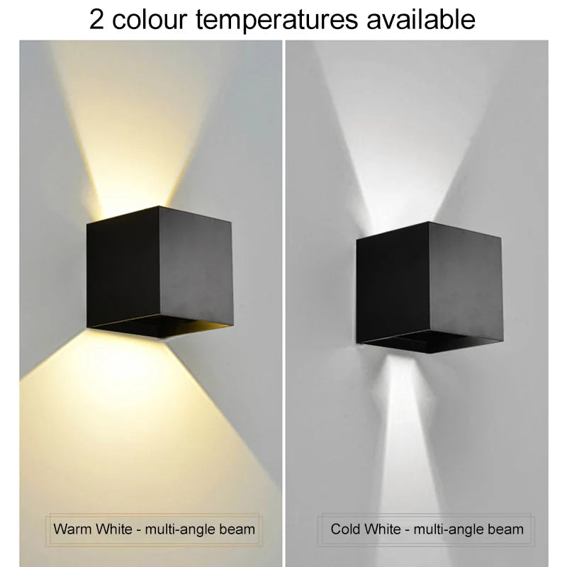7W LED Wall Lamp, Waterproof, Indoor and Outdoor