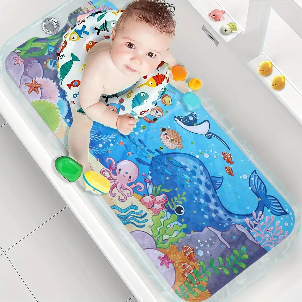 Extra Long Non Slip Baby Bath Mat