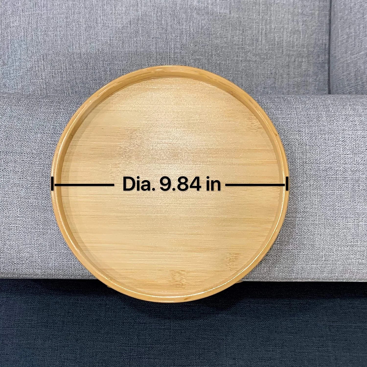 Bamboo Sofa Armrest Clip On Tray