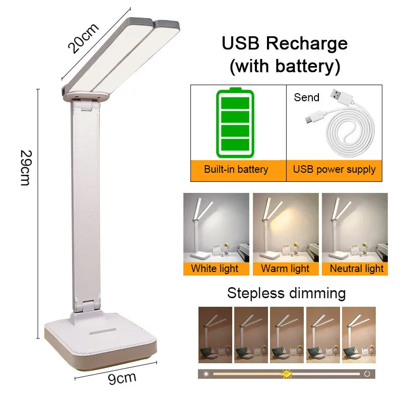Dimmable Touch USB Desk Lamp