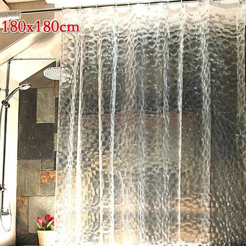 3D Water Cube Shower Curtain