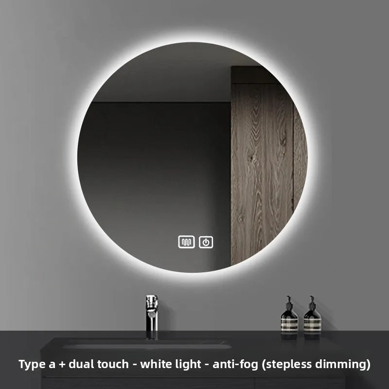 Smart Anti-Fog Round Vanity Mirror