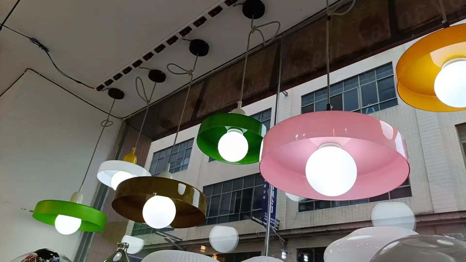 Nordic Retro Glass Pendant Light