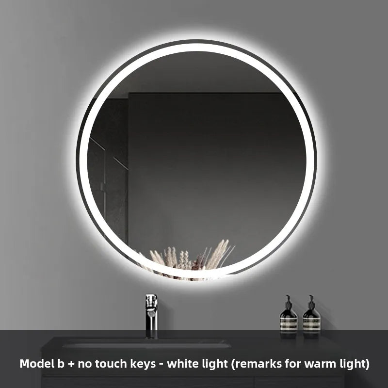 Smart Anti-Fog Round Vanity Mirror
