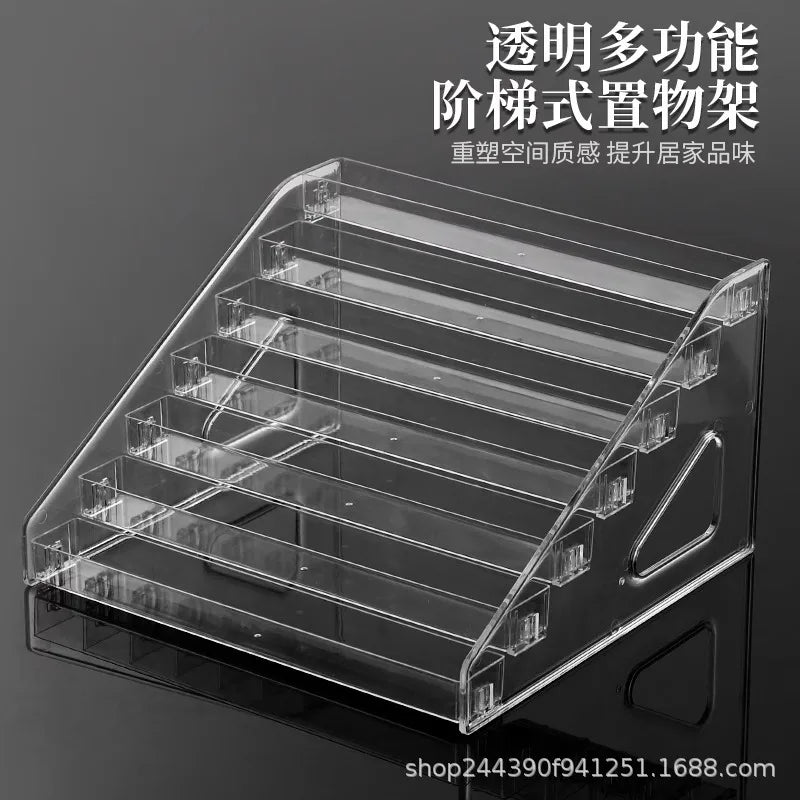 Clear Acrylic Ladder Display Shelf