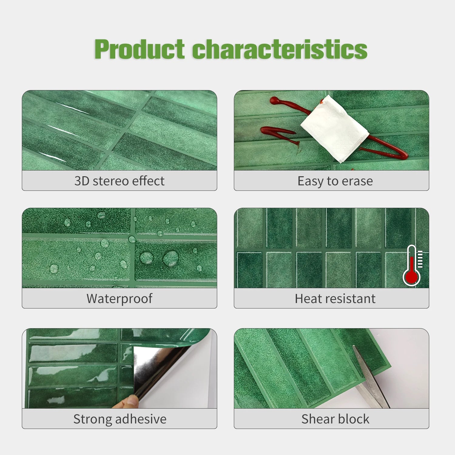 3D Peel and Stick Wall Tiles
