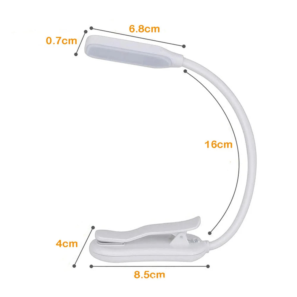 Rechargeable Clip On Book Light
