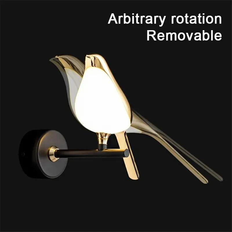 Golden Bird LED Wall Sconce