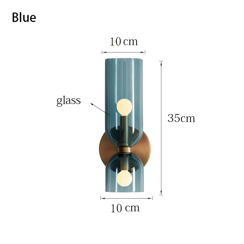 Nordic Minimalist Glass Wall Lamp