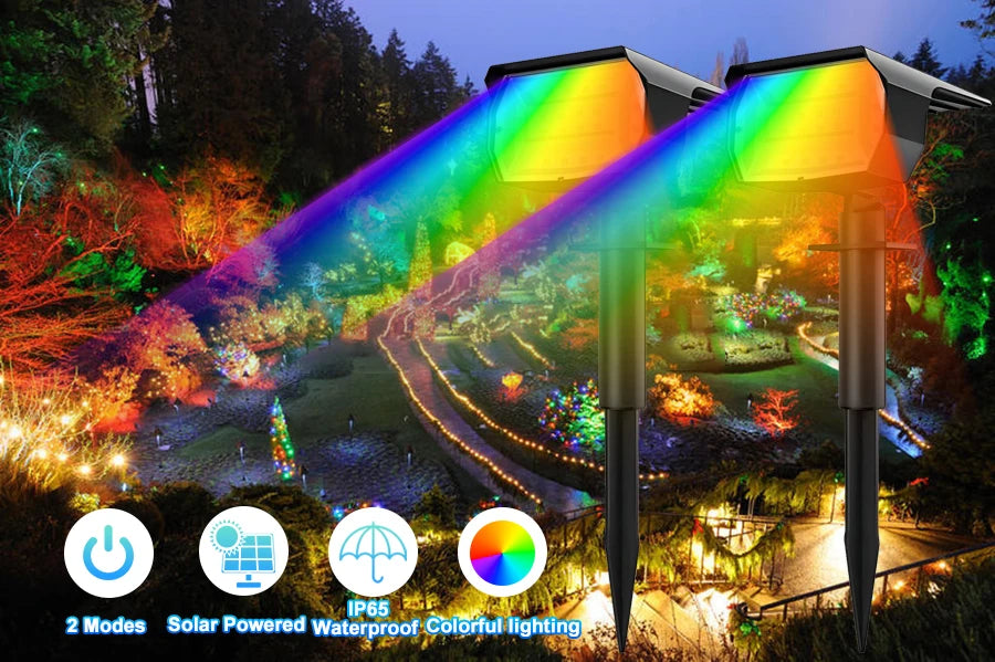 RGB Solar Landscape Spotlight 2 in 1