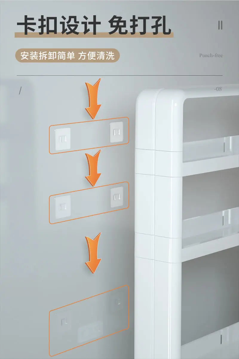 Wall Mounted Bathroom Organizer Shelf