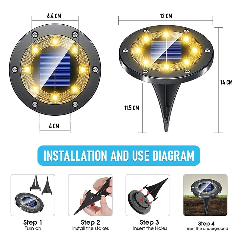 Solar In Ground Spotlight