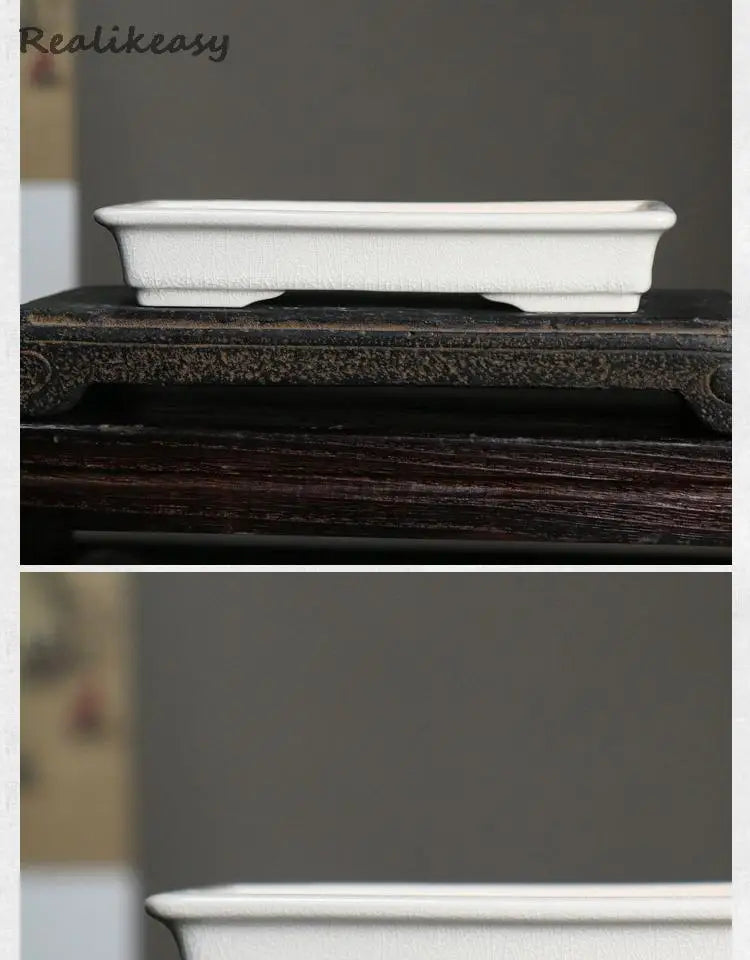 Glazed Ceramic Bonsai Planter