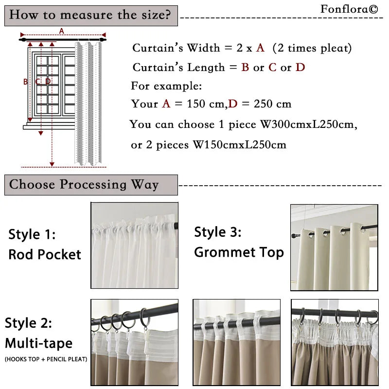 Luxurious Sheer Curtains