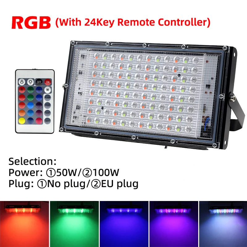 RGB LED Outdoor Flood Light