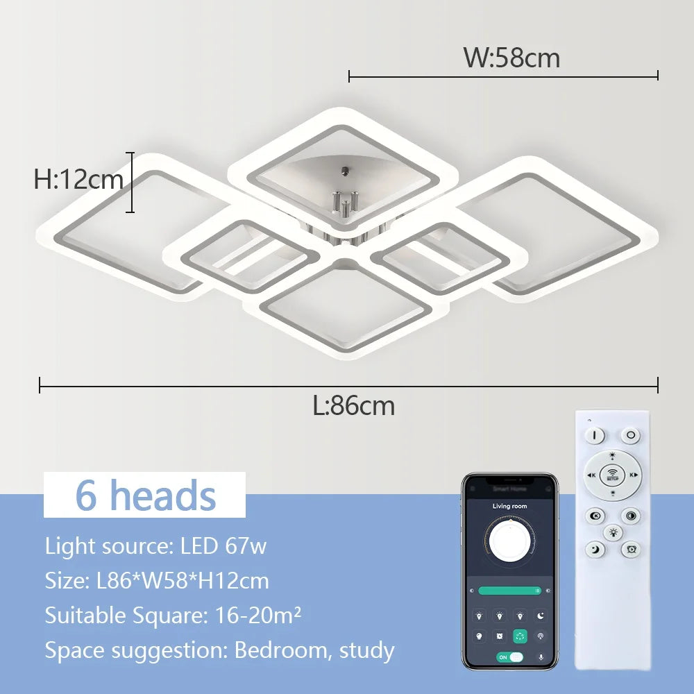 Nordic Multi Head LED Ceiling Light