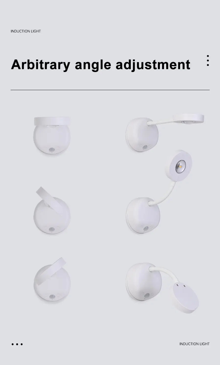 Motion Sensor Rechargeable Wall Light