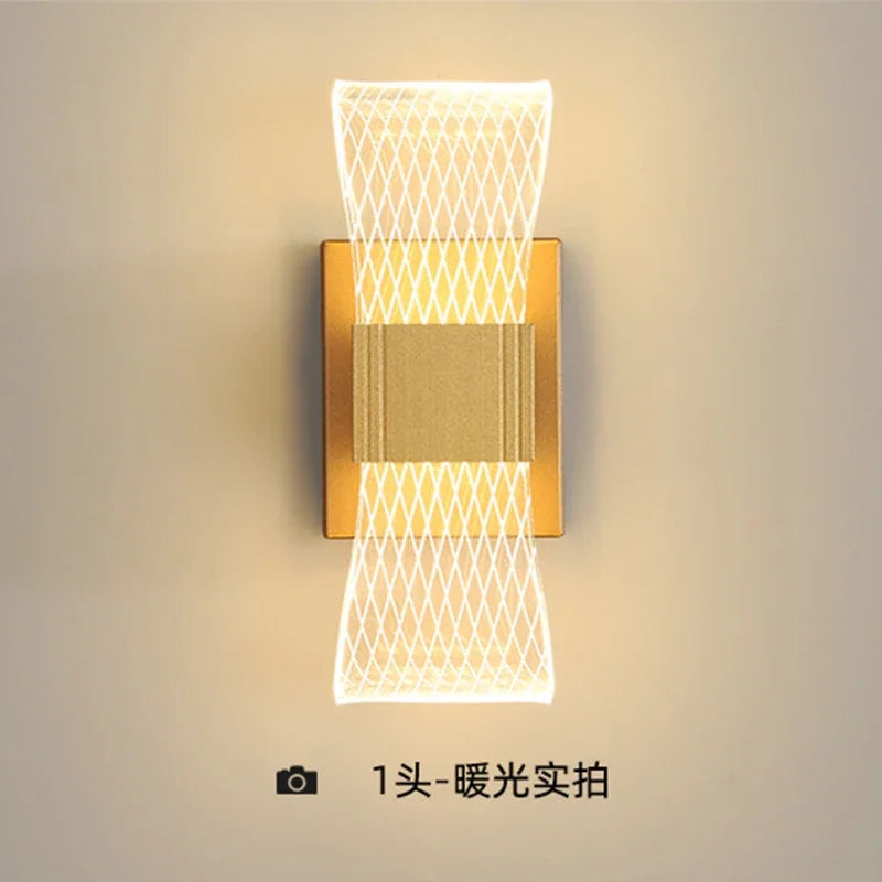 Nordic Aluminum Bedside Wall Light