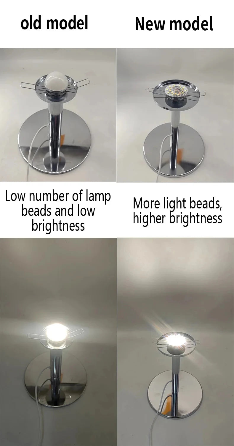 Macaron Trichromatic Glass Lamp