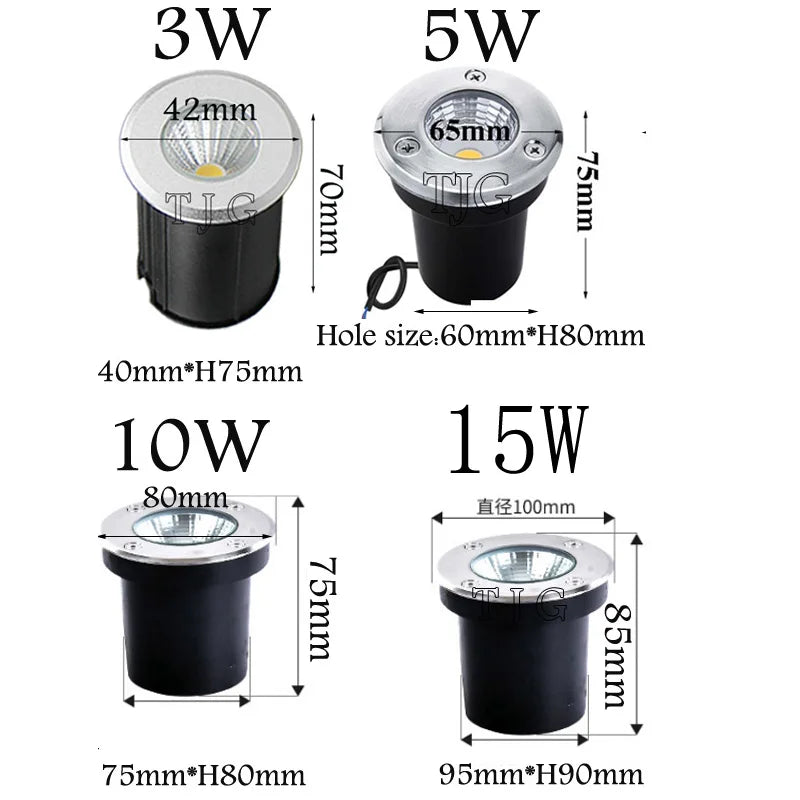 Waterproof Round Inground Well Light