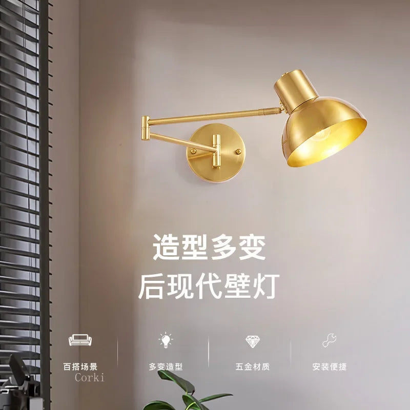 Long Arm Adjustable Wall Sconce