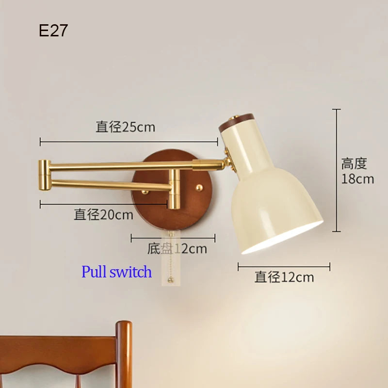 Telescopic Push Pull Wall Lamp