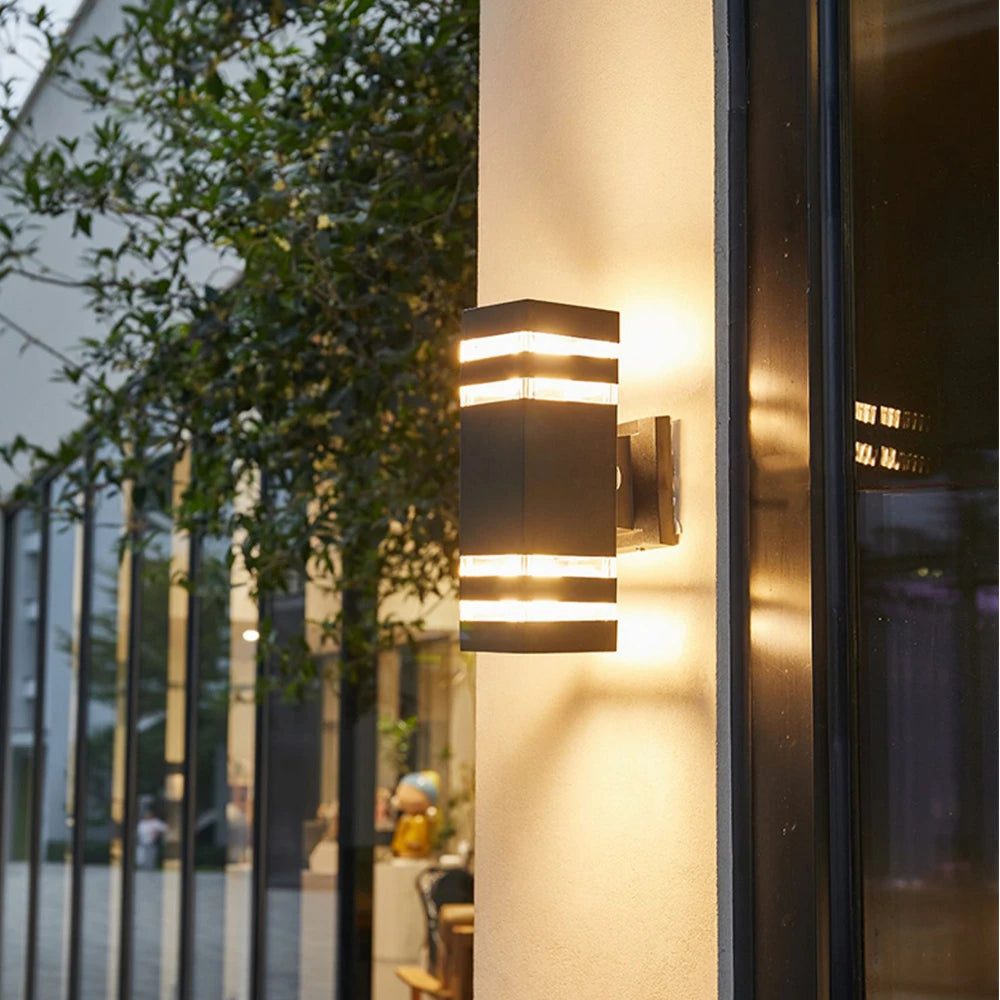 E27 Outdoor Up And Down Wall Sconce