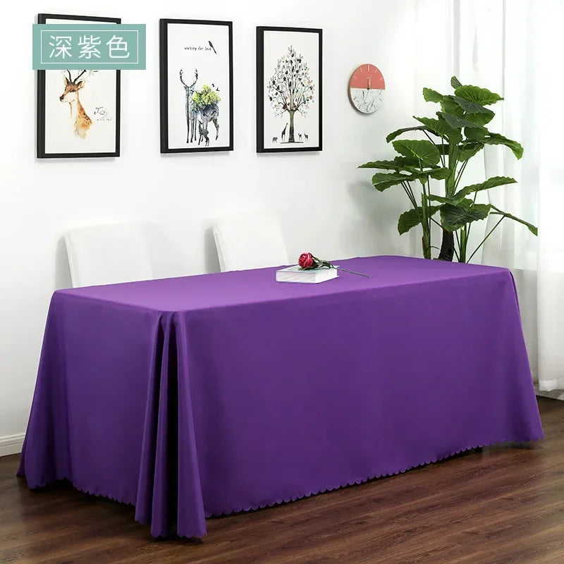 Banquet Table Cover Wedding Cloth Wonderful Colourful Square Rectangle