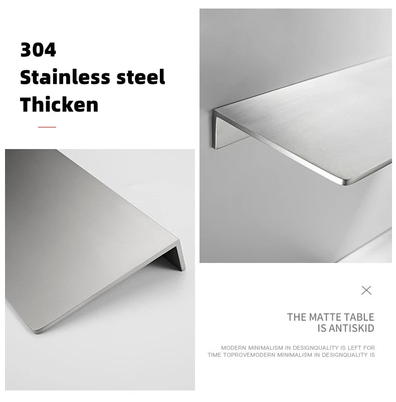 Black/ Chrome Bathroom Shelf Thicken Stainless Steel Corner Shelves Towel Rack Shampoo Holder Kitchen Storage Rack 20/30/40/50cm
