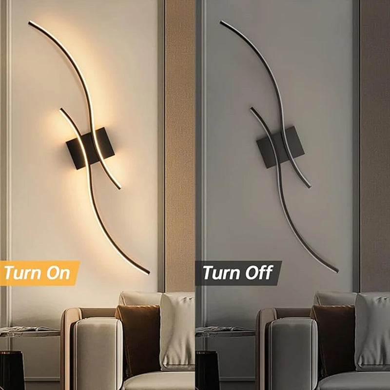 Indoor LED Wall Lamps for Corridor Bedroom Aluminum LED Wall Sconce