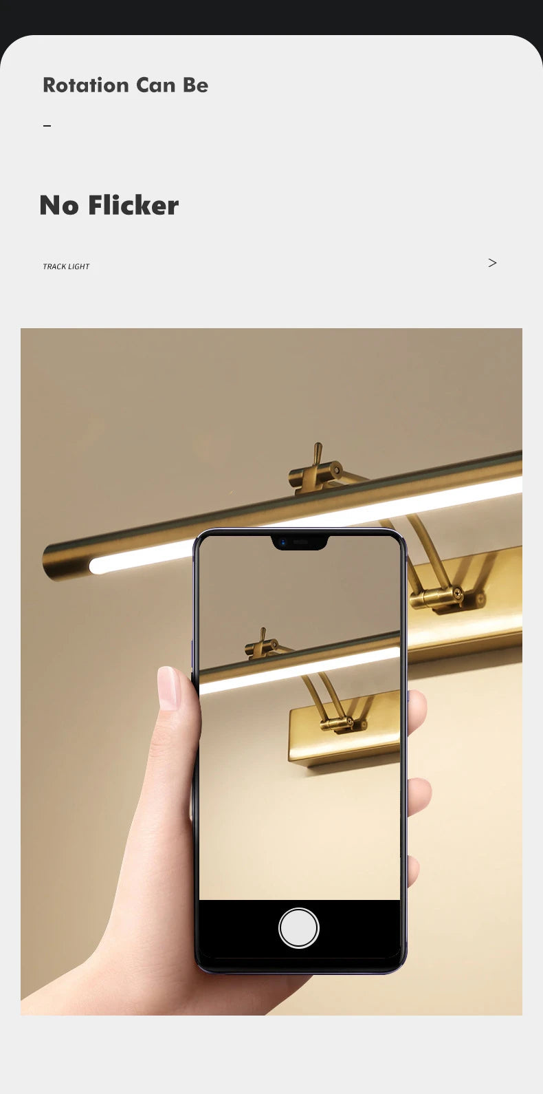 Adjustable Vanity Picture Light