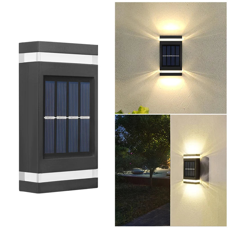 6 LED Solar Wall Washer Light