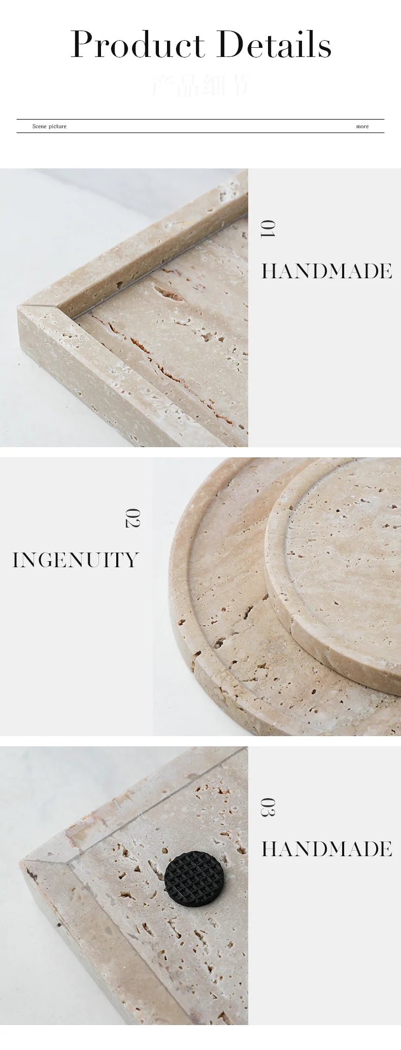 Marble Stone Vanity Tray