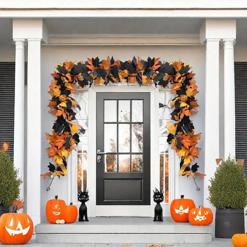 Pumpkin and Maple Leaf Garland