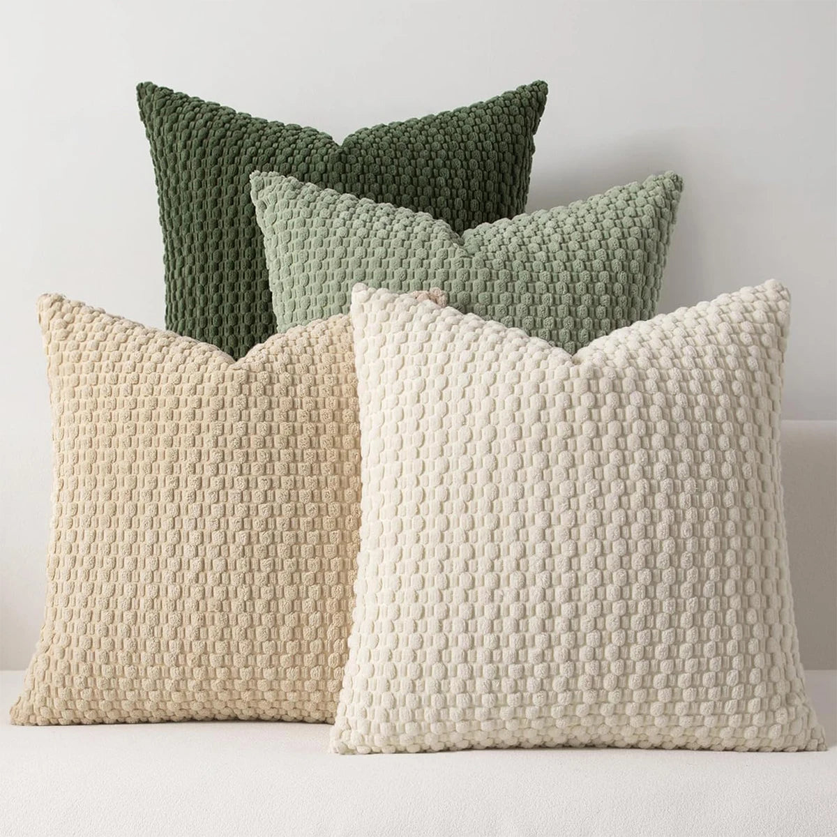 Double Sided Waffle Knit Cushion Cover