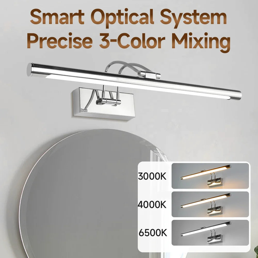 3 Color Mirror Vanity Lamp